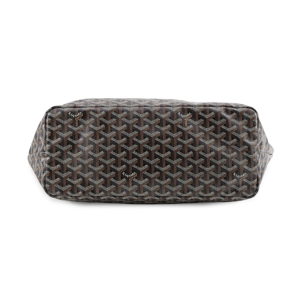 Goyard Saint Louis PM Tote Bag, Herringbone Leather, STLOUIPMLTY01CL01P, Blac... - Picture 3 of 16